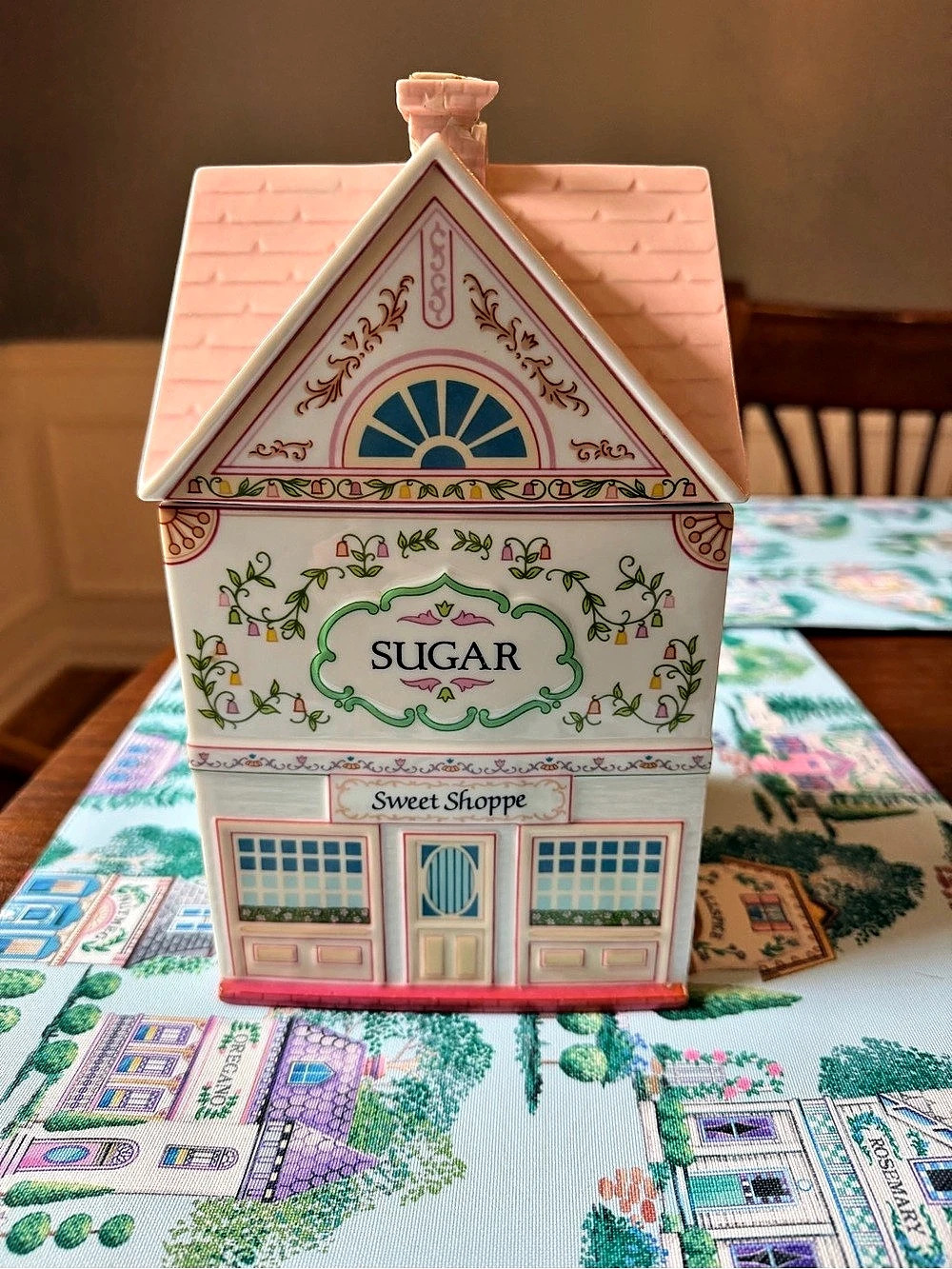 Lenox Village Sweet Shoppe Sugar House Canister